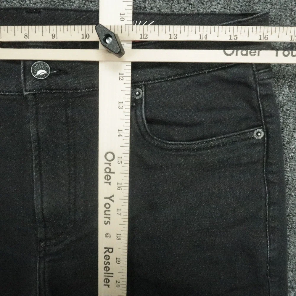 Faherty Pants Mens 32x26‎ Onyx Black Stretch Terry 5 Pocket Straight